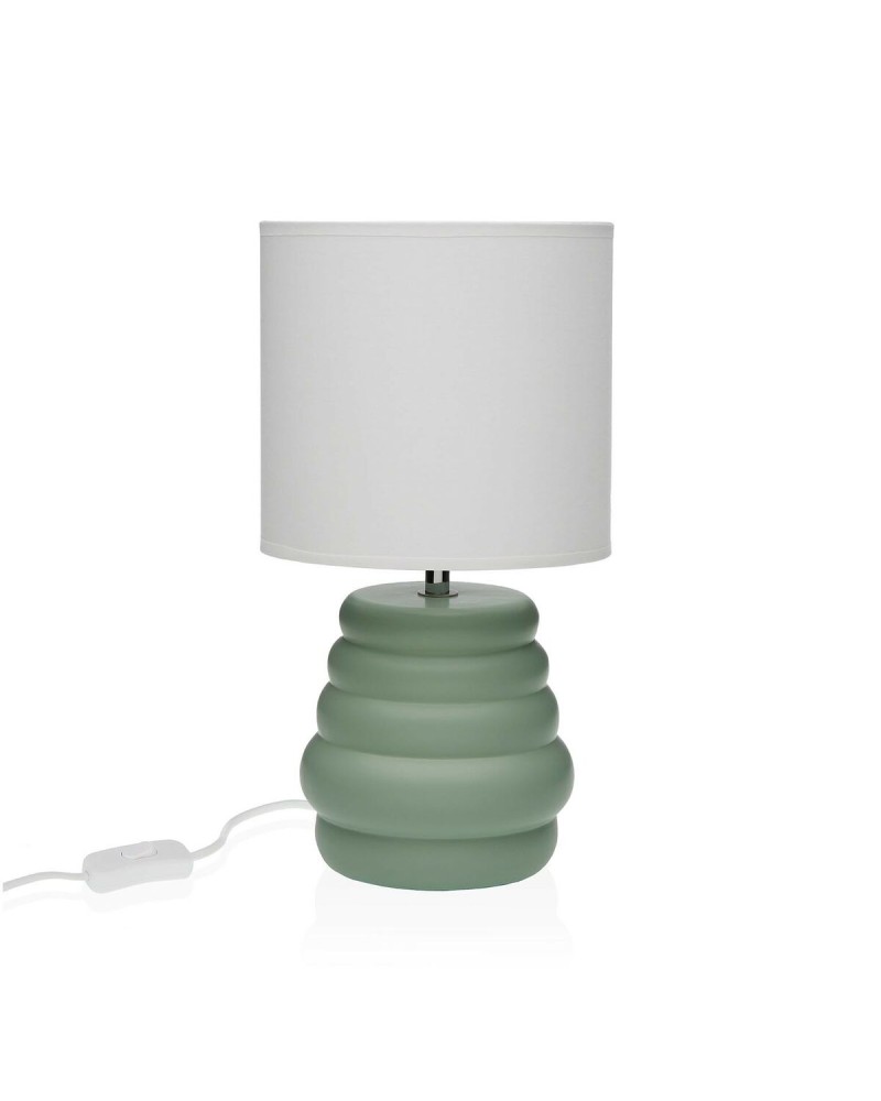 Versa Green Ceramic Table Lamp (40 W) - 17 x 32.2 cm - Elegant Lighting
